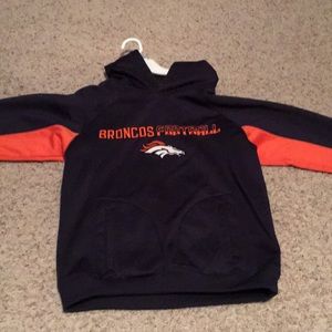 Youth broncos football hoodie.